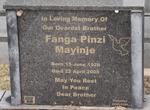 MAYINJE Fanga Pinzi 1926-2000