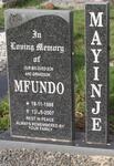 MAYINJE Mfundo 1988-2007