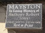 MAYSTON Anthony Robert 1939-1966