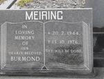 MEIRING Burmond 1944-1976