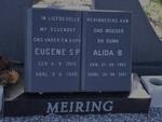 MEIRING Eugene S.P. 1905-1980 & Alida B. 1922-2001