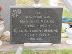 MEIRING Mathunies 1906-1970 & Ella Elizabeth 1913-1994