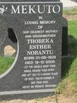 MEKUTO Thobeka Esther Nobantu 1928-2006