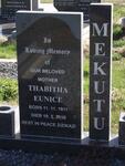 MEKUTU Thabitha Eunice 1911-2010