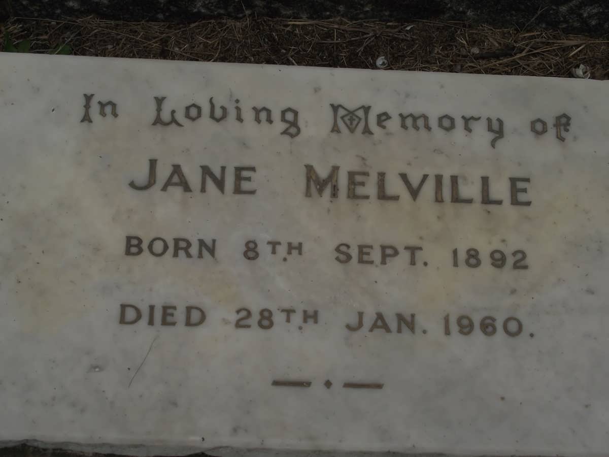 MELVILLE Jane 1892-1960