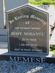 MEMESE Rosy Nobantu 1928-2010