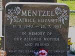 MENTZEL Beatrice Elizabeth 1940-1995