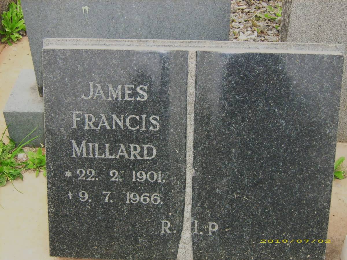 MILLARD James Francis 1901-1966