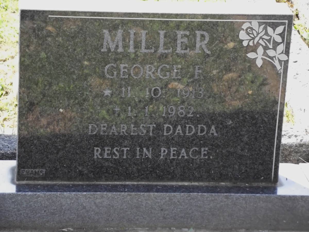 MILLER George F. 1913-1982