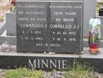MINNIE Cornelius J. 1920-1983 :: MINNIE Cornelius J.J. 1952-1991