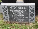 MITCHELL Jacoba Johanna 1908-1998 & Billy 1914-2001