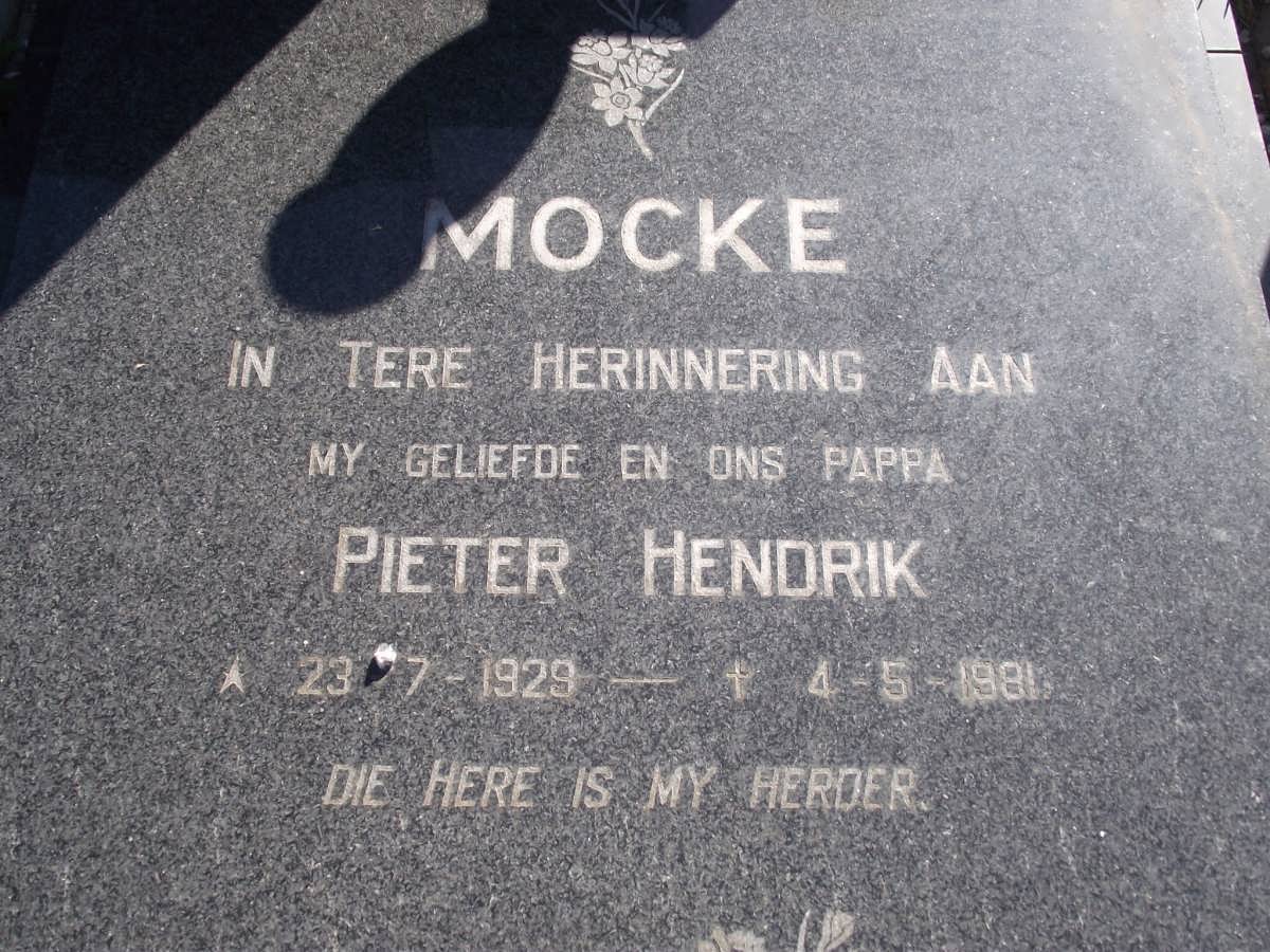 MOCKE Pieter Hendrik 1929-1981