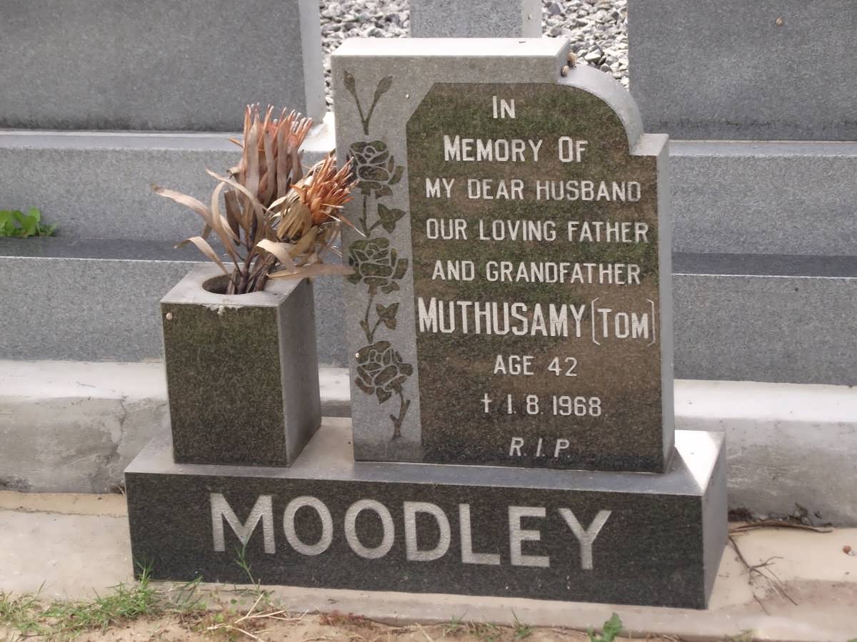 MOODLEY Muthusamy -1968