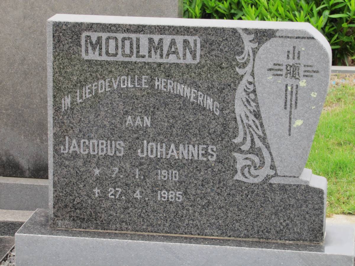 MOOLMAN Jacobus Johannes 1910-1985