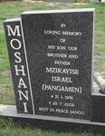 MOSHANI Mzikayise Israel 1974-2006
