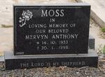 MOSS Mervyn Anthony 1953-1998