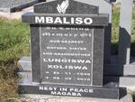 MBALISO Lungiswa Xoliswa 1949-2010