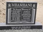 MBAMBANI Vusumzi Wellington 1960-2010 :: MBAMBANI Siyamthanda 2008-2010