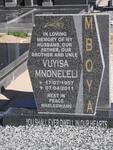 MBOYA Vuyisa Mnoneleli 1957-2011