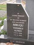 MBUQU Thembile Alfred 1948-2007