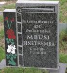 MBUSI Sinethemba 1986-2005