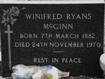 McGINN Winifred Ryans 1882-1970