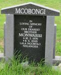 MCOBONGI Monwabisi 1976-2005