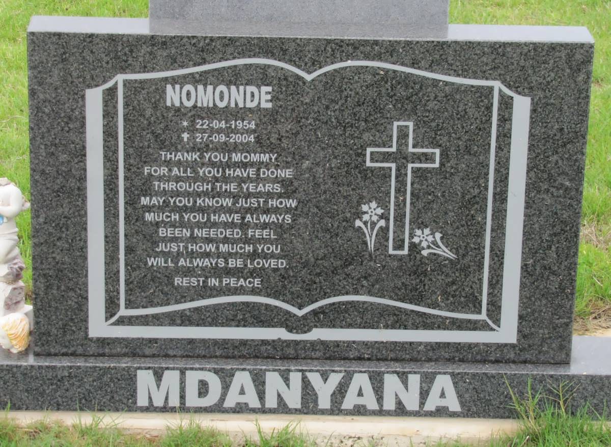 MDANYANA Nomonde 1954-2004