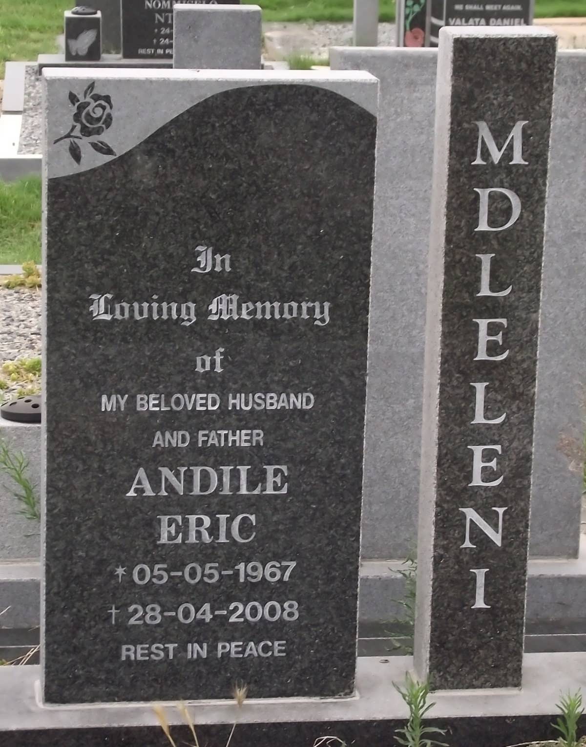 MDLELENI Andile Eric 1967-2008