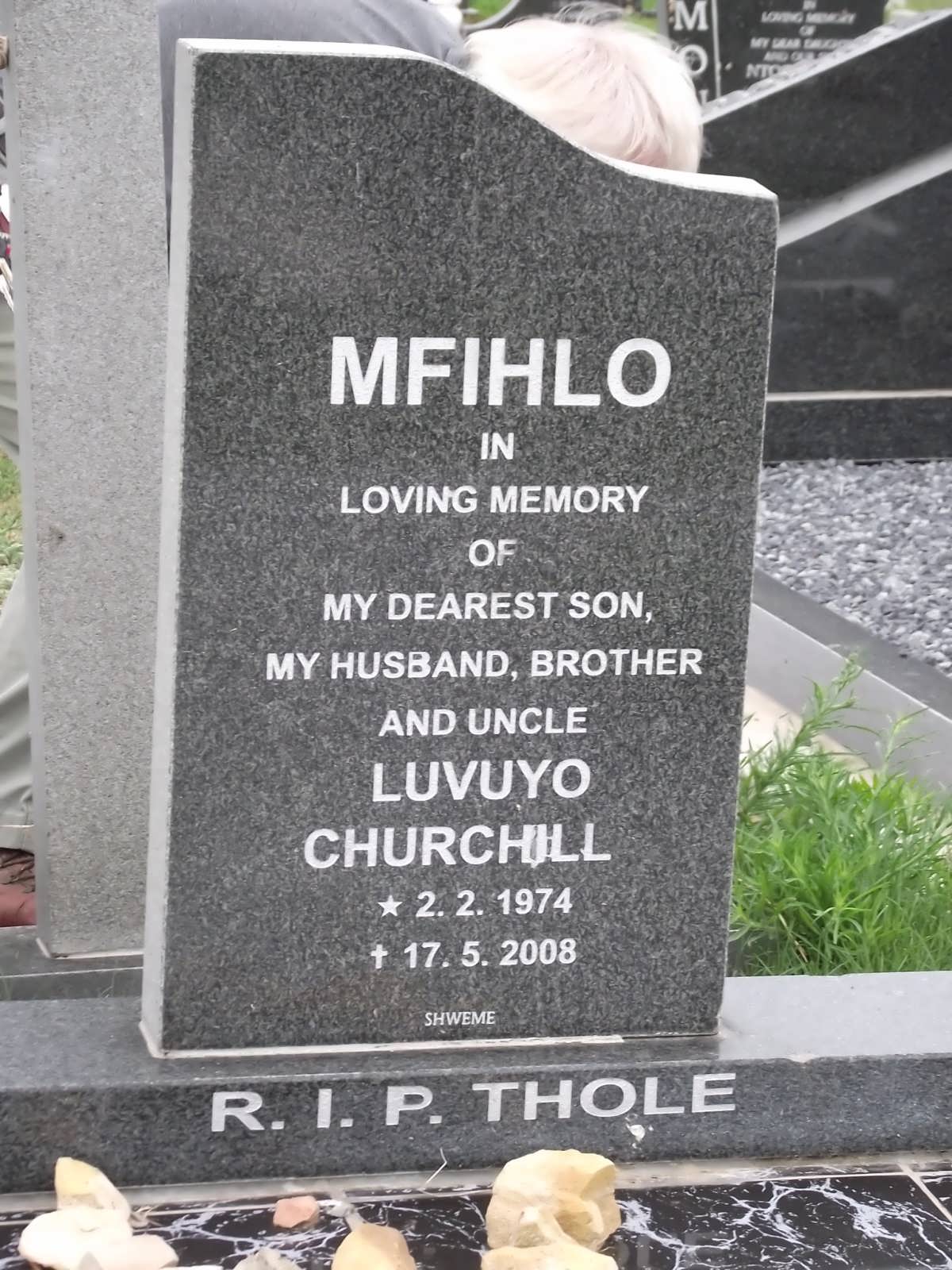 MFIHLO Luvuyo Churchill 1974-2008