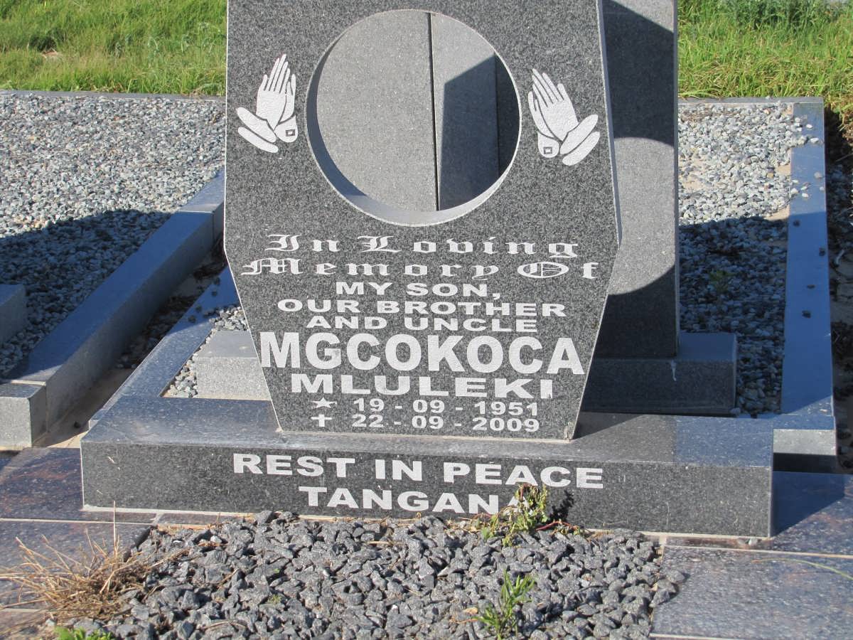 MGCOKOCA Mluleki 1951-2009