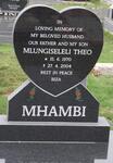 MHAMBI Mlungiseleli Theo 1970-2004