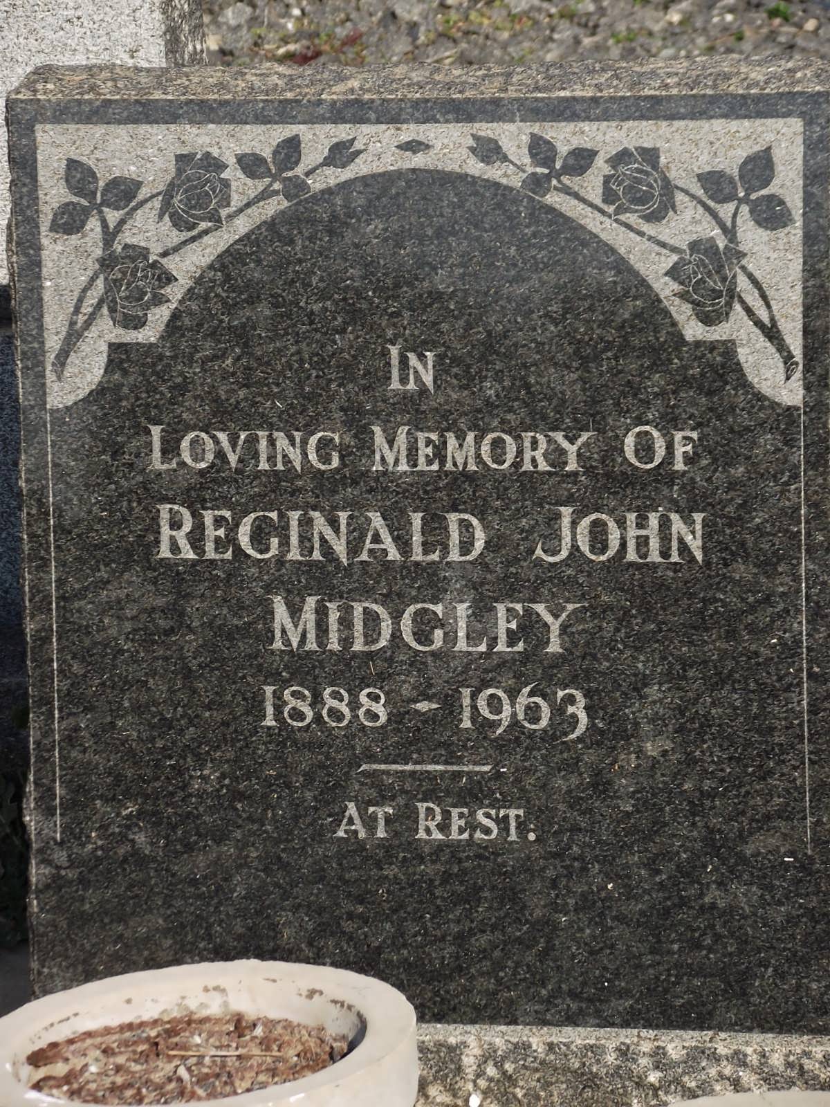 MIDGLEY Reginald John 1888-1963