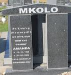 MKOLO Amanda 1962-2009