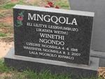MNGQOLA Winethi Ngondo 1918-2007