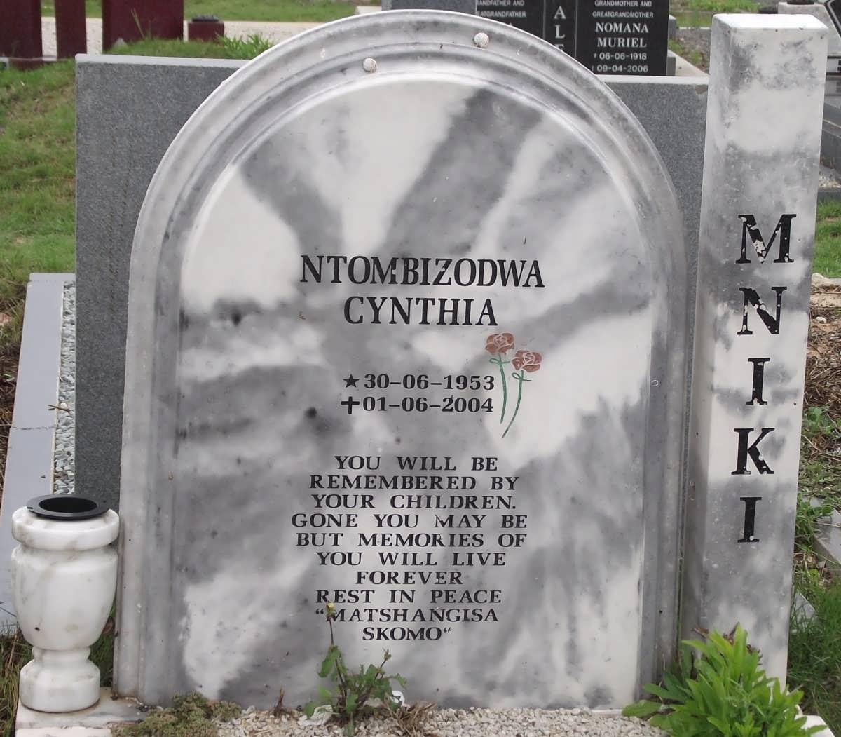 MNIKI Ntombizodwa Cynthia 1953-2004