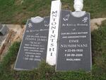 MNTONINTSHI Temba James 1921-2005 & Esme Ntombenani 1935-2008
