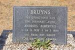 BRUYNS Andries Albertus 1929-1989