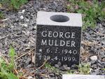 MULDER George 1940-1999