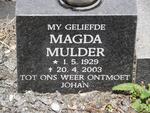 MULDER Magda 1929-2003