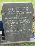MULLER Johannes Jacobus 1945-1999 & Isabella Dorothea 1954-
