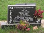 MULLER Lettie nee STRYDOM 1936-2004
