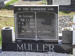 MULLER Nico D. 1934-1990