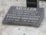 MULLER Yvonne Maureen 1933-2007