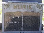 MURIE Claude 1935-1973