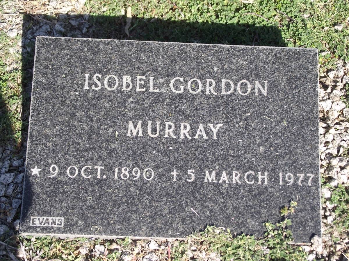 MURRAY Isobel Gordon 1890-1977