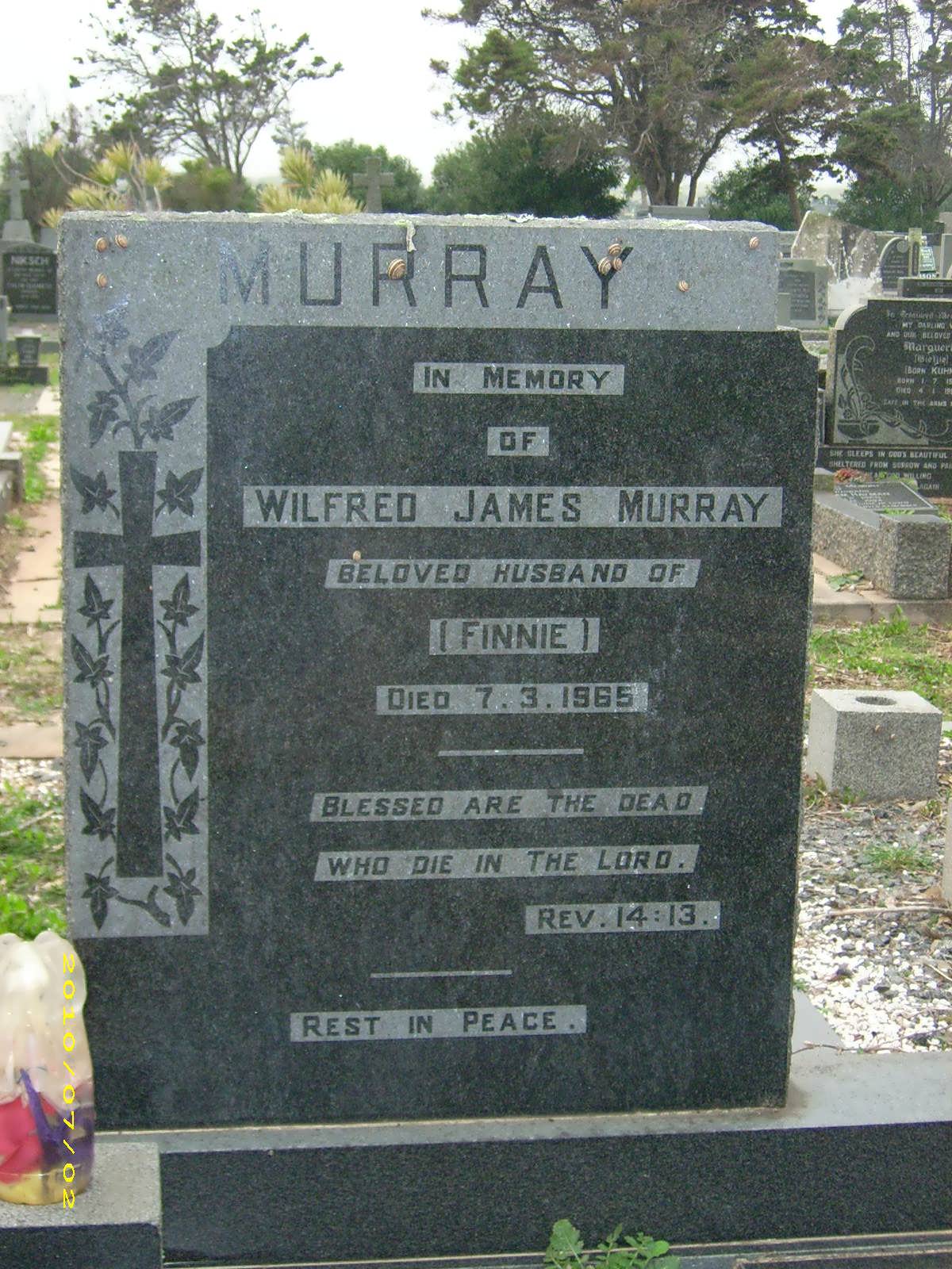 MURRAY Wilfred James -1965