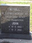 MYHILL John 1903-1980