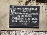 BOTHMA Johann 1959-2009