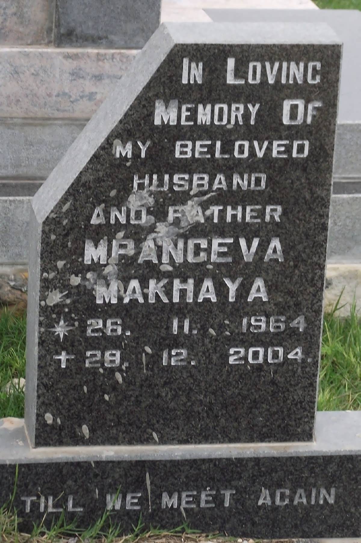 MPANCEVA Makhaya 1964-2004